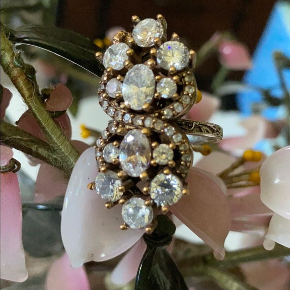 Antique 925 topaz ring